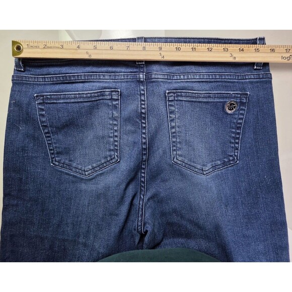 Michael Kors Women's Size 8 Skinny Leg Medium Wash Blue Denim Jeans - Picture 8 of 10
